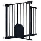 Puerta de seguridad para escaleras y puerta para animales, puerta de seguridad N Stop sin taladrar con rejilla de metal