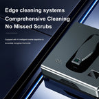 Puruikai 21B Black Friday Navidad Nuevo Producto Almacén Local Cuadrado Robot de Limpieza de Ventanas Inteligente, Control Remoto Rociado Automático de Agua Limpieza de Vidrios de Ventanas Dios HCR-21B, Adecuado para el Hogar, la Oficina