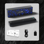 Impresora inalámbrica P90 de plantillas para tatuajes, máquina de tatuaje térmica con papel de plantillas, kit de impresora de tatuajes portátil compatible con teléfono, tableta y PC