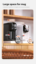 Cafeteras de cápsulas | Cafetera HiBREW 5 en 1 para cápsulas múltiples, café caliente/frío, DG Cappuccino Nes, para cápsulas pequeñas ESE Pod y