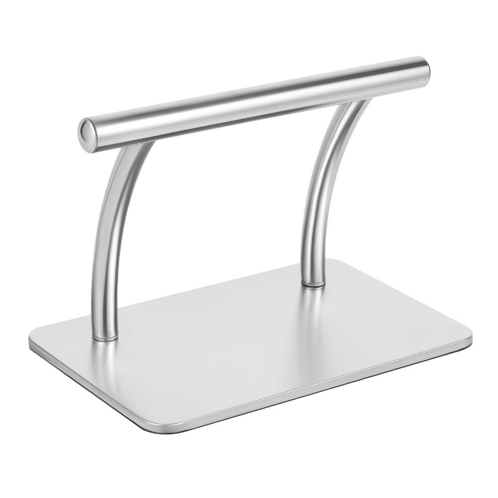 Reposapiés ergonómico de acero inoxidable para debajo de la mesa, antideslizante, para peluqueros, mejora de la postura, peluqueros, reposapiés para peluqueros, spa