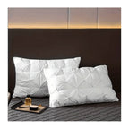 1/2 Piezas de Almohadas de Soporte para el Cuello para un Sueño Relajante, Suaves y Cómodas,Almohada Alta 900g Núcleo de Almohada para Dormir, Absorbe la Humedad y es Transpirable, Adecuadas para Dormitorio, Sala de Estar, Decoración del Hogar