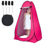 Carpa Portátil de Privacidad para Exteriores - Montaje Instantáneo para Ducha, Baño y Cambio de Ropa con Diseño Ovalado en Forma de Cúpula, Refugio Ligero Verde para Baño Pop-Up en RV, Playa, Jardín, Caravana (No Necesario)