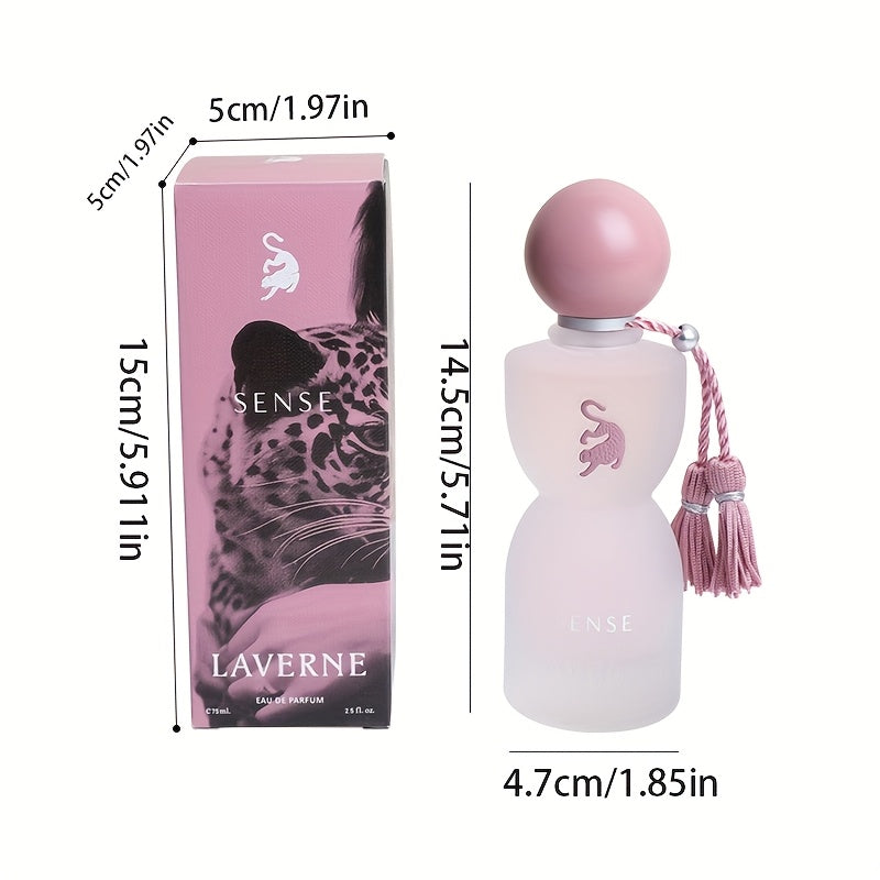 75ml, Perfume para Mujer, Perfume Floral, Empaque en Caja de Regalo, Diseño Hermoso, Fragancia Duradera, Aroma Fresco y Dulce, Libera el Encanto de la Femenidad, Encantador, Ideal para Citas y Regalos, Regalo para Novias