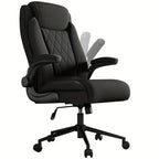 Silla de oficina ejecutiva, silla de oficina en casa grande y alta de alta resistencia para 226.8 kg, soporte ergonómico para cuello, espalda y cintura, rueda silenciosa de cinco patas, adecuada para escritorio de computadora en casa, escritorio