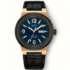 [I&W Carnival] Reloj Mecánico Deportivo de Moda para Hombres, Reloj Impermeable con Espejo de Zafiro Falso Luminoso, Regalos para Vacaciones