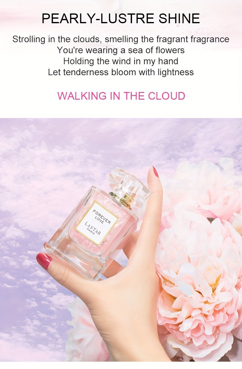 Forever Love Lady Eau De Toilette Avanzada, Fragancia Única y Encantadora, Duradera y de Gran Cuerpo, Crea un Ambiente Romántico, Ideal para Citas, Compras y Viajes, Regalo Perfecto para Cumpleaños, Navidad y Fiestas, 55ml/50ml