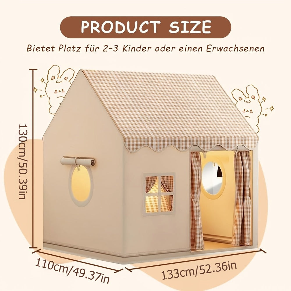Tienda infantil, casita de juegos de interior, tienda para niños para interior, tienda para niños y niñas, cueva-casa de construcción, casita de juegos para habitación infantil