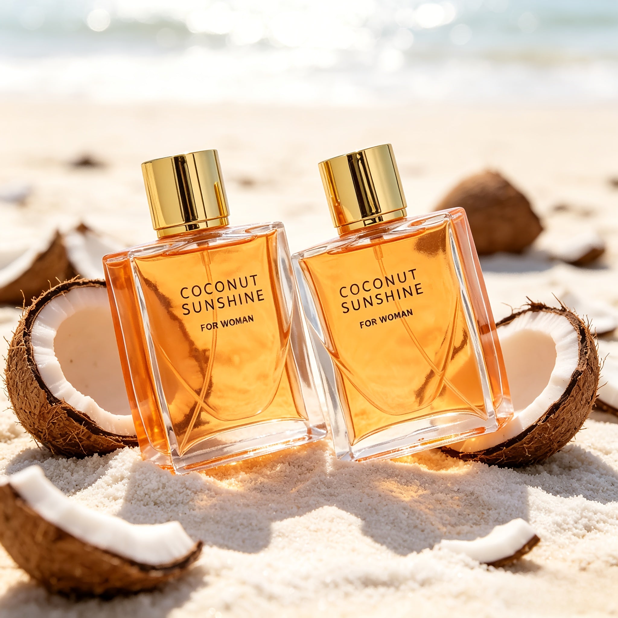 Perfume romántico naranja para mujer, 2/1 pieza, Eau de Parfum de 120/60 ml, con una explosión de notas de salida de  y frutales, un corazón de rica fragancia floral y una base cálida y de larga duración. Aroma duradero, una excelente opción para regalos