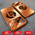 Funda magnética protectora para iPhone para protección y carga inalámbrica