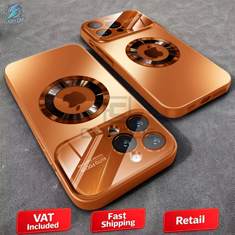 Funda magnética protectora para iPhone para protección y carga inalámbrica