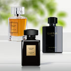 Set de Perfume para Hombre, Tres Botellas, Total, Notas Amaderadas de Almizcle y Sándalo, Colonia para Hombre, Fragancia Fresca y Duradera, Spray de Perfume para Hombre, Adecuado para Citas, Fiestas y Uso Diario, Empaque Exquisito, un Regalo Perfecto para
