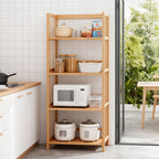 Estantería de almacenamiento para orden en hogar, baño y cocina | 4 niveles