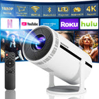 Proyector | Proyector Mini K10 Pro Compatible con Smartphones/Tabletas/Portátiles Android, Proyector Portátil con WIFI 6, Soporte 4K y Resolución