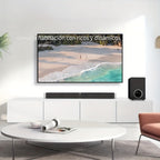 Barra de sonido con subwoofer, barra de sonido para Smart TV, barras de sonido inalámbricas 5.0, graves profundos, sistema de audio para TV con ARC/Opt/AUX para sonido de cine en casa mejorado, altavoz con control remoto por infrarrojos