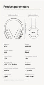 Auriculares Bluetooth para música, llamadas y deporte | Plegable