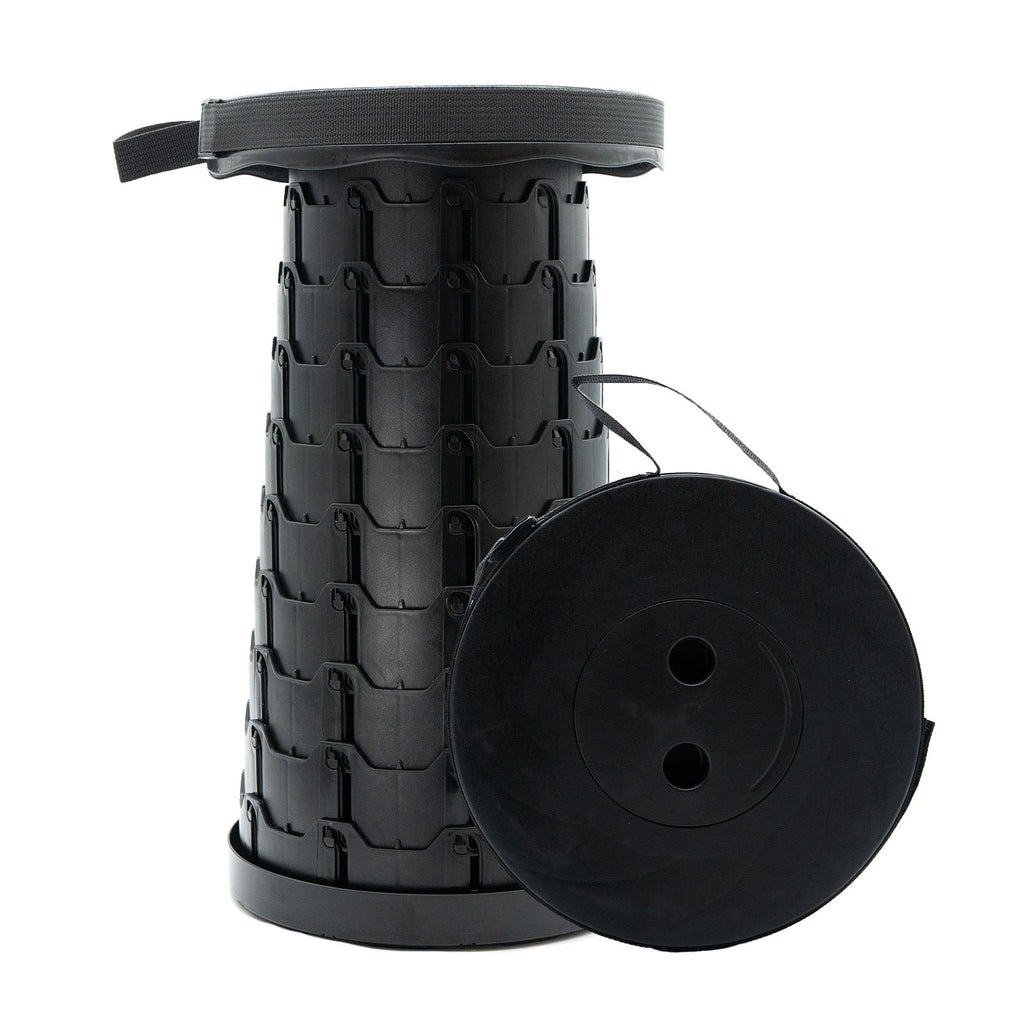 Silla y taburete plegables portátiles de alta resistencia - Diseño compacto y ligero, taburete plegable multifuncional ajustable de altura para camping, pesca, senderismo - Equipo de exterior duradero, regalo perfecto para pescadores, silla de camping con