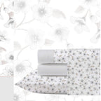 Juego de Sábanas Estampadas Para Cama 90,Cama 105,Cama 135,Cama 150 ,Juego de Cama Confortable de Tacto Suave 3Piezas(1Funda de Almohada 1Sábana Encimera 1Bajera Ajustable)