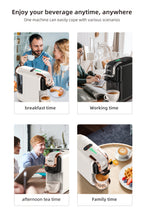 Cafeteras de cápsulas | Cafetera HiBREW 5 en 1 para cápsulas múltiples, café caliente/frío, DG Cappuccino Nes, para cápsulas pequeñas ESE Pod y