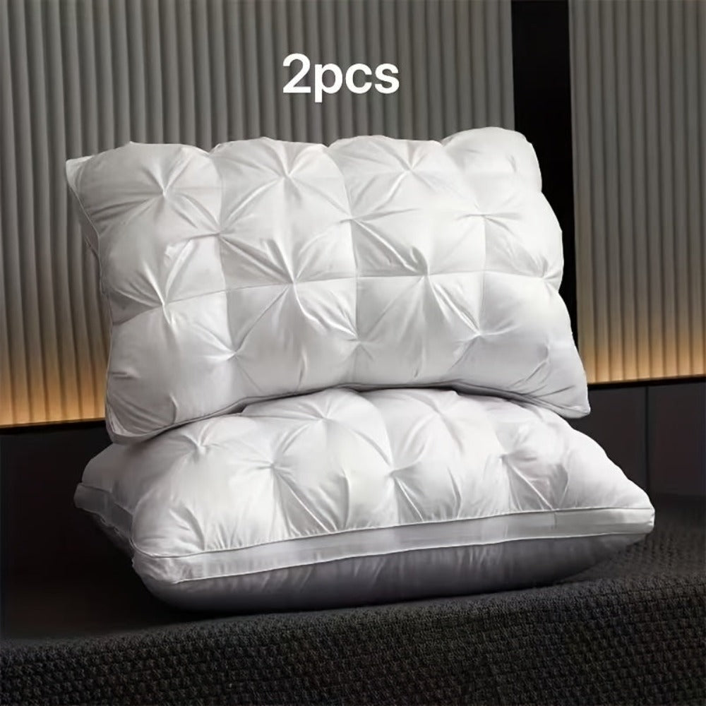 Almohada Premium Hotel Honghu, Material de Fibra Coreana Mejorado, Suavidad de Cinco Estrellas