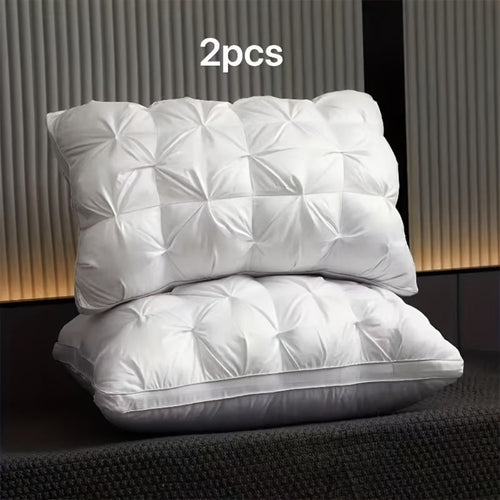 Almohada Premium Hotel Honghu, Material de Fibra Coreana Mejorado, Suavidad de Cinco Estrellas