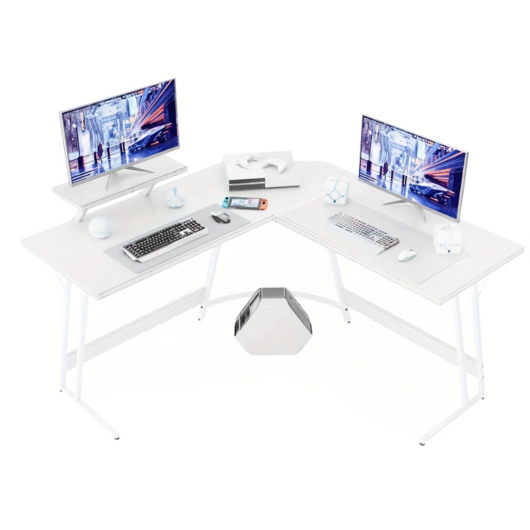 Escritorio | Escritorio de Juegos en Forma de L DEVOKO - 120x120x75 cm, Escritorio de Esquina Grande para PC, Ideal para Juegos, Oficina y