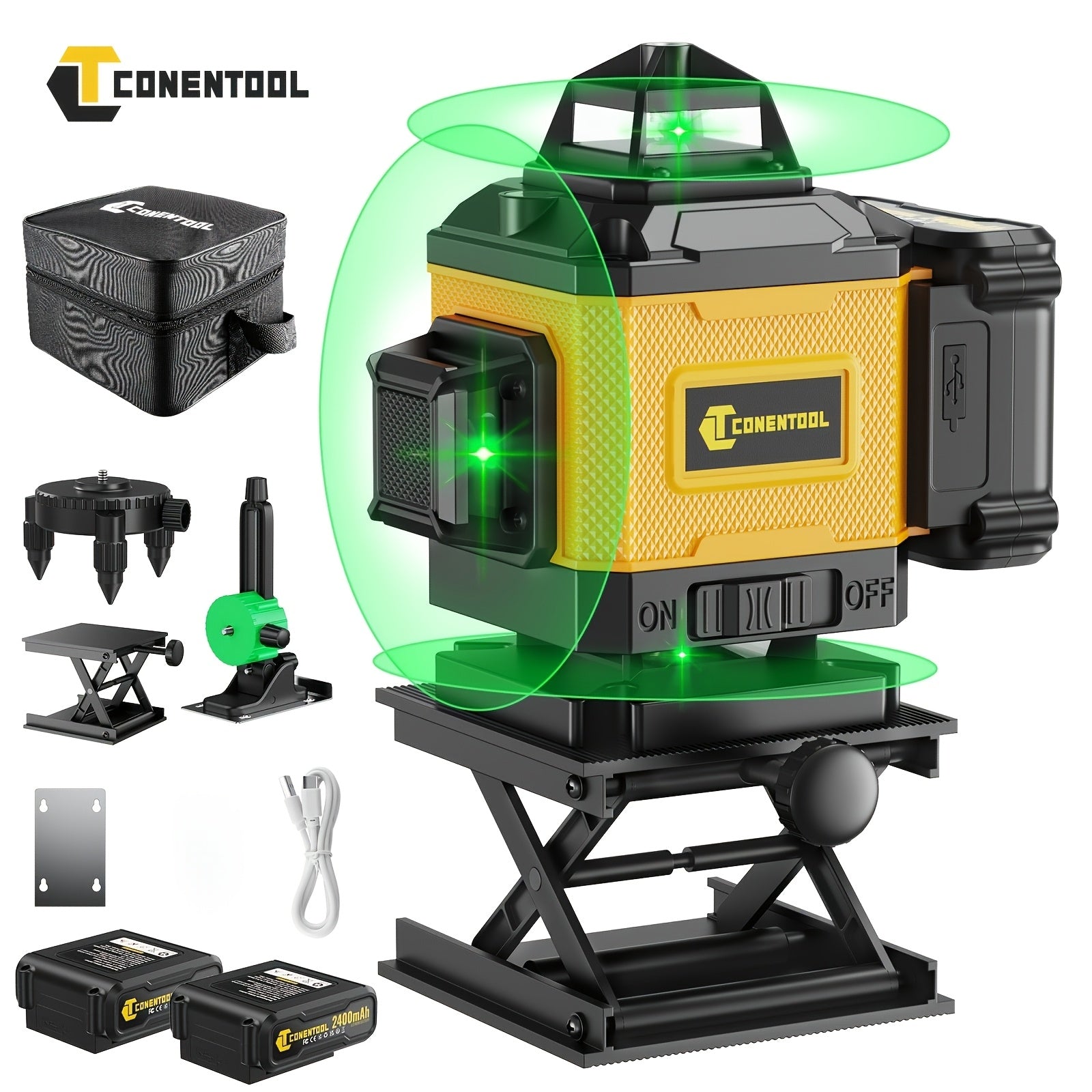 Nivel láser para instalación y reformas | 16 l y control remoto