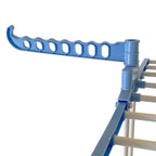 Tendedero Ropa Plegable Vertical XXL Nyana Home Ruedas Pivotantes 360º Multifuncional 4 Niveles y Alas Plegables Hasta 20 Metros de Secado Secadora de Ropa Tendedero de Ropa Tendal Exteriores Interiores Alas Laterales Plegables