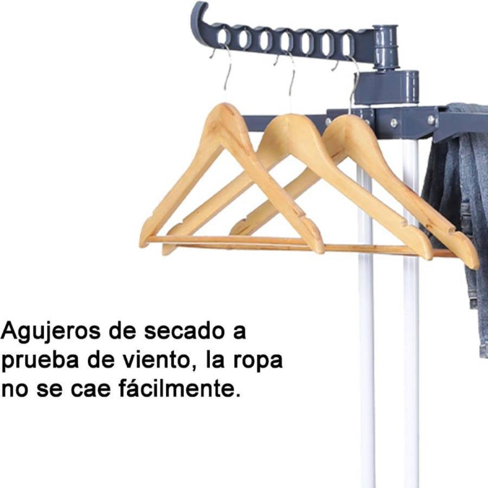 Tendedero de ropa, tendedero de ropa plegable vertical de 4 niveles con ruedas,se puede utilizar en interiores y exteriores.