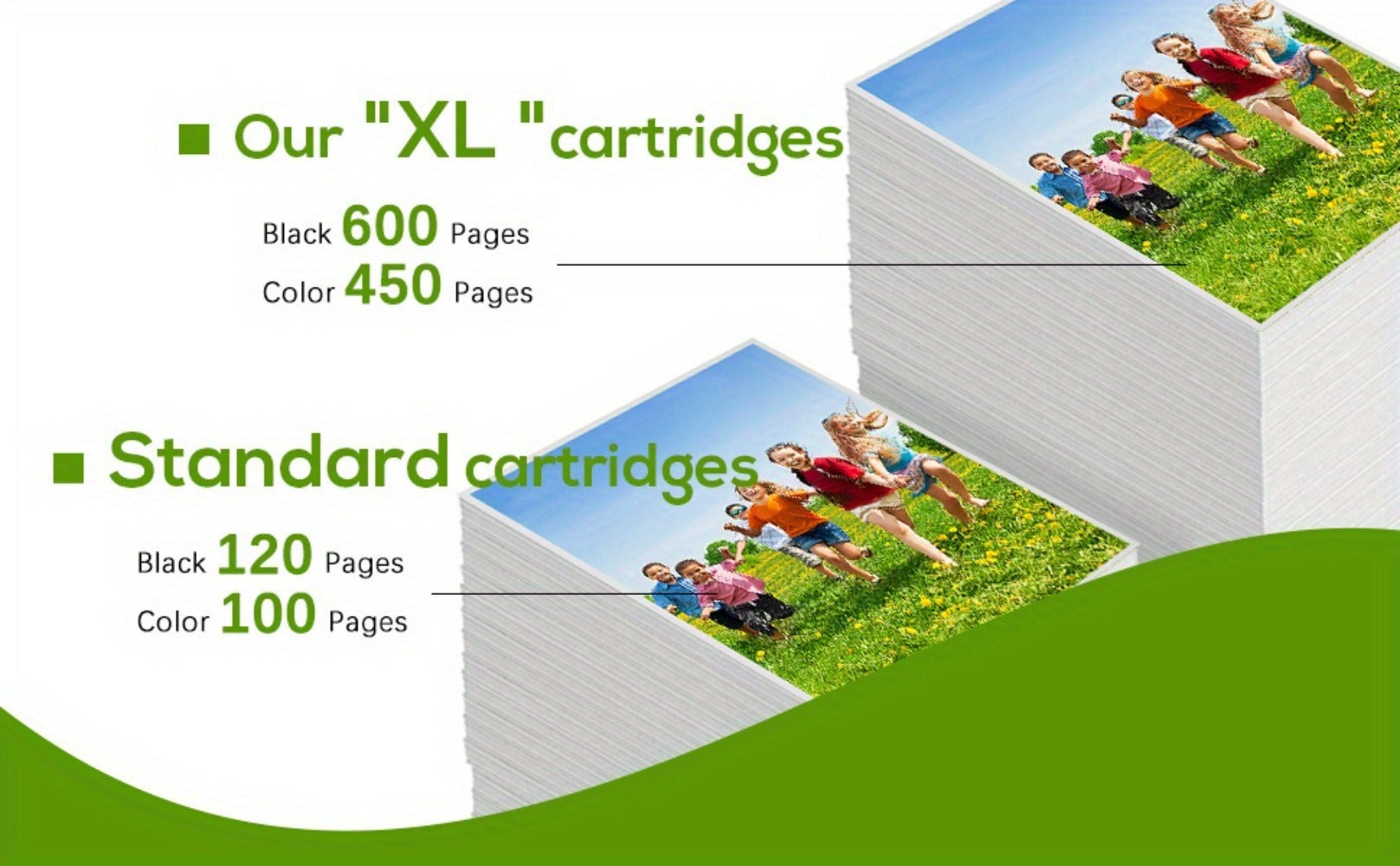 Paquete de 1-3 Cartuchos de Tinta 62XL 62 XL Compatibles con HP 62 para Envy 5540 5544 5545 5548 5640 5646 7640 Officejet 200 5740 5742 5744 (Color Negro)