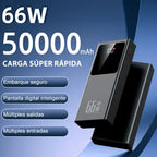 Batería Externa Portátil de Gran Capacidad de 50000mAh, Cargador USB Rápido para Reserva de Energía de Emergencia al Aire Libre, Luz para Camping al Aire Libre, Carga Rápida Bidireccional, Adecuada para Teléfonos, Android y Dispositivos Digitales, Regalo