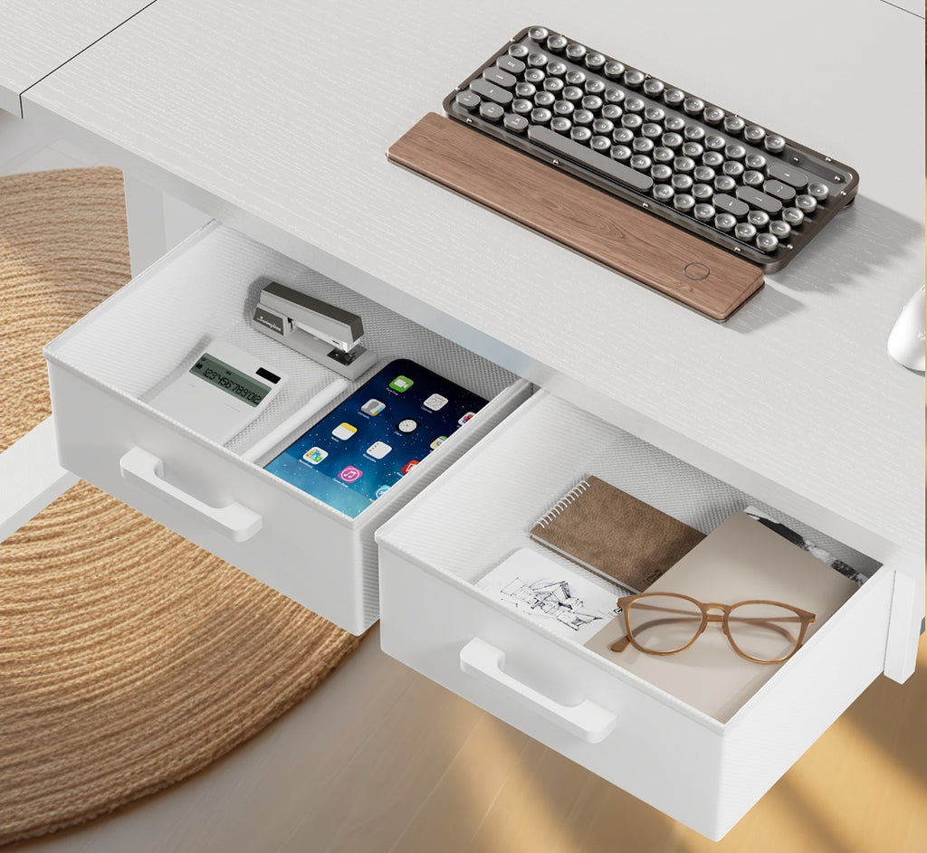 Escritorio Eléctrico Extra Grande Ajustable en Altura, Escritorio Eléctrico Vertical, Escritorio de Ordenador Ajustable en Altura, Mesa de Oficina Gaming Vertical con 2 Ganchos, para Oficina Moderna, Adultos