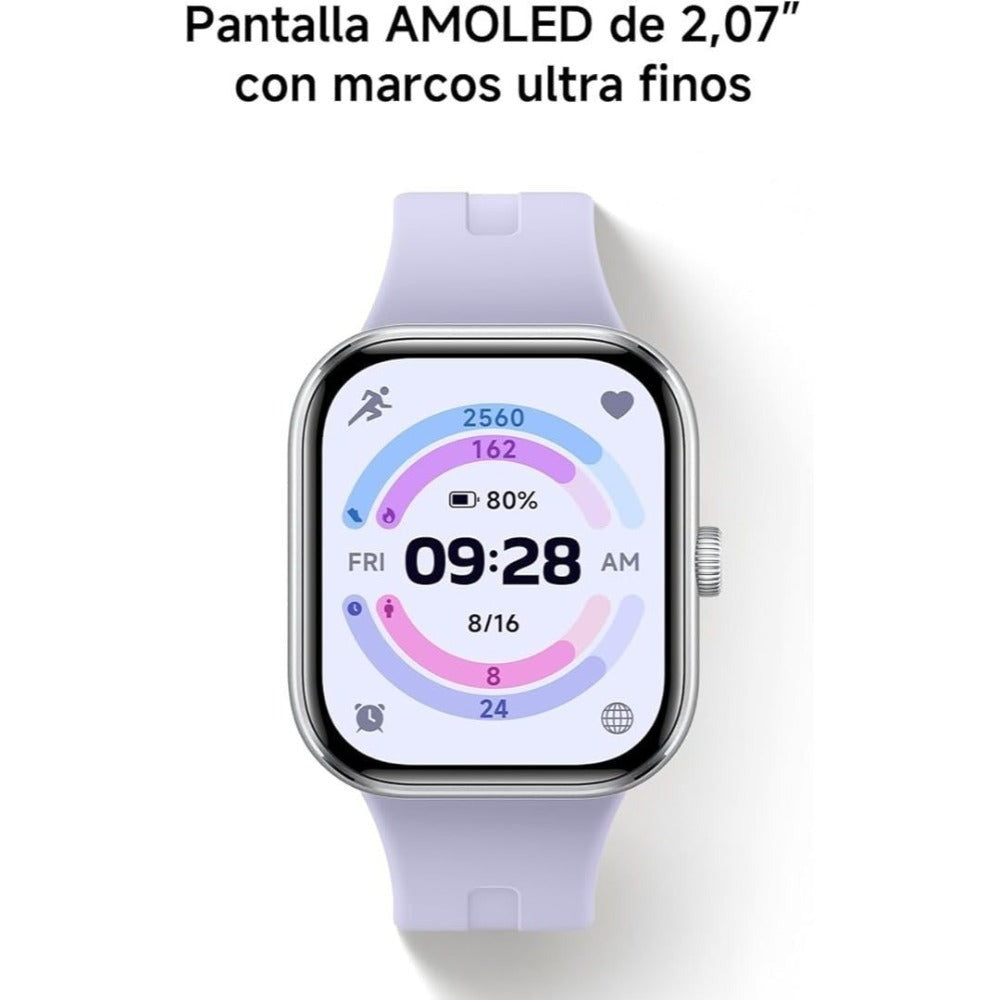 XIAOMI Redmi Watch 5, Llamadas Bluetooth, 2.07" Pantalla AMOLED, Monitor de Frecuencia Cardíaca, Seguimiento del Sueño, Cancelación de Ruido, Control de Cámara