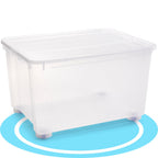 Caja Almacenamiento plástico para Guardar y Ordenar Juguetes, Libros, Documentos, Ropa, Mantas. Cierre Hermético, Gran Capacidad y Resistencia - Dekohome