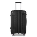 Maleta de embarque de carcasa rígida ABS 55x35x20cm, carrito de viaje, equipaje de mano de cabina, 33L, regalo de Black Friday, Día de Acción de Gracias, Navidad