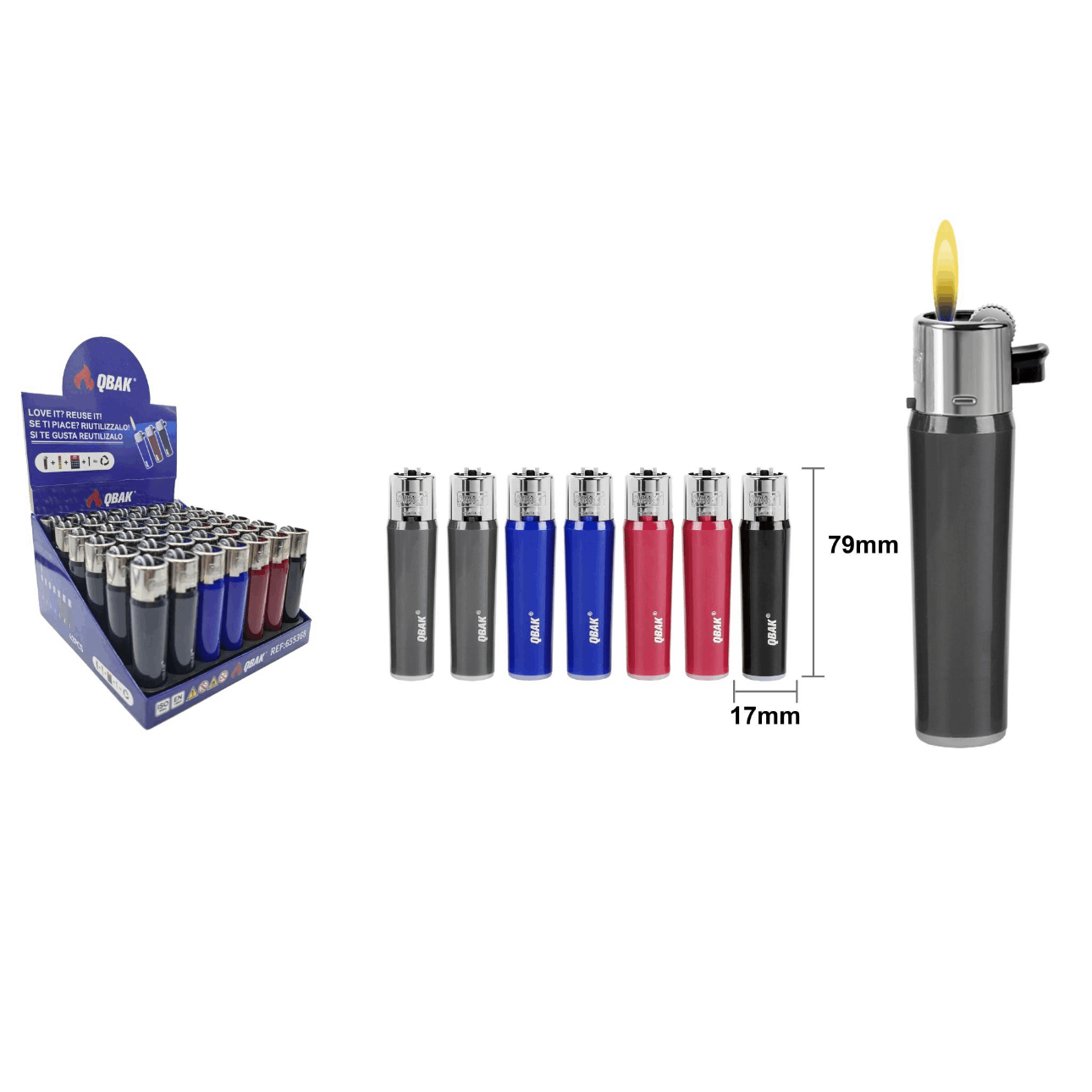 PACK de 42 Piezas de Mecheros - Colores Traslucidos y Solidos