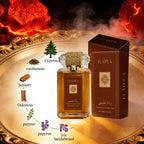 Oriental Woody Fragrance para Hombre Eau De Toilette, Integración Perfecta de la Serenidad del Sándalo, Diseño Exquisito y Romántico, Ideal como Regalo para Novio, Opción para el Día de San Valentín, Perfume para el Cabello