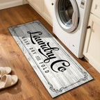1 alfombra de cocina antideslizante premium - Alfombra de piso de poliéster duradera para cocina - Alfombra de pasillo, baño y cocina lavable y fácil de limpiar, accesorios de cocina - Decoración del hogar