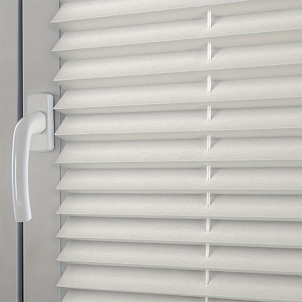 Persianas plisadas con cordón Sekey, aptas para - Cubiertas de ventana opacas sin taladro, de sujeción con abrazadera/tensadas, paneles de bloqueo con cordón para protección solar, sistema con cordón para dormitorios, persianas para el deslumbramiento