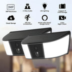 ANRAN Cámara de Luz Solar de Pared, una Cámara de Seguridad Solar para Exteriores que se Convierte en una Luz de Pared, Cuenta con Conectividad Inalámbrica 2.4G para la Seguridad del Hogar, Detección de Movimiento con IA, Iluminación Activada por Movimien