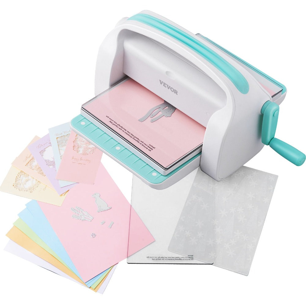 Máquina manual de troquelado y estampado VEVOR con apertura de 9" para arte, manualidades y scrapbooking