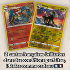 Pokémon 20 Cartas Oficiales en Francés Incluyendo - 2 Shiny - Sin Pokémon Duplicados, Cartas para Niños