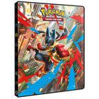 Portafolio Pokémon de 9 bolsillos – Carmín y Morado: Mega Evolución | Álbum de Colección para hasta 180 Tarjetas | Accesorios Oficiales de Pokémon