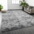 1 pieza de alfombra peluda gruesa y grande de 230 x 160 cm para sala de estar, dormitorio, pasillo o como pasillo de entrada