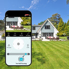 [Zoom 10x] Cámara de seguridad de exterior de 4MP con zoom automático de doble lente, más clara a distancia, cámara de alta definición 2K con panel solar, sistema de monitoreo PTZ de doble lente, foco deportivo WiFi 5G, visión nocturna en color, llamada b