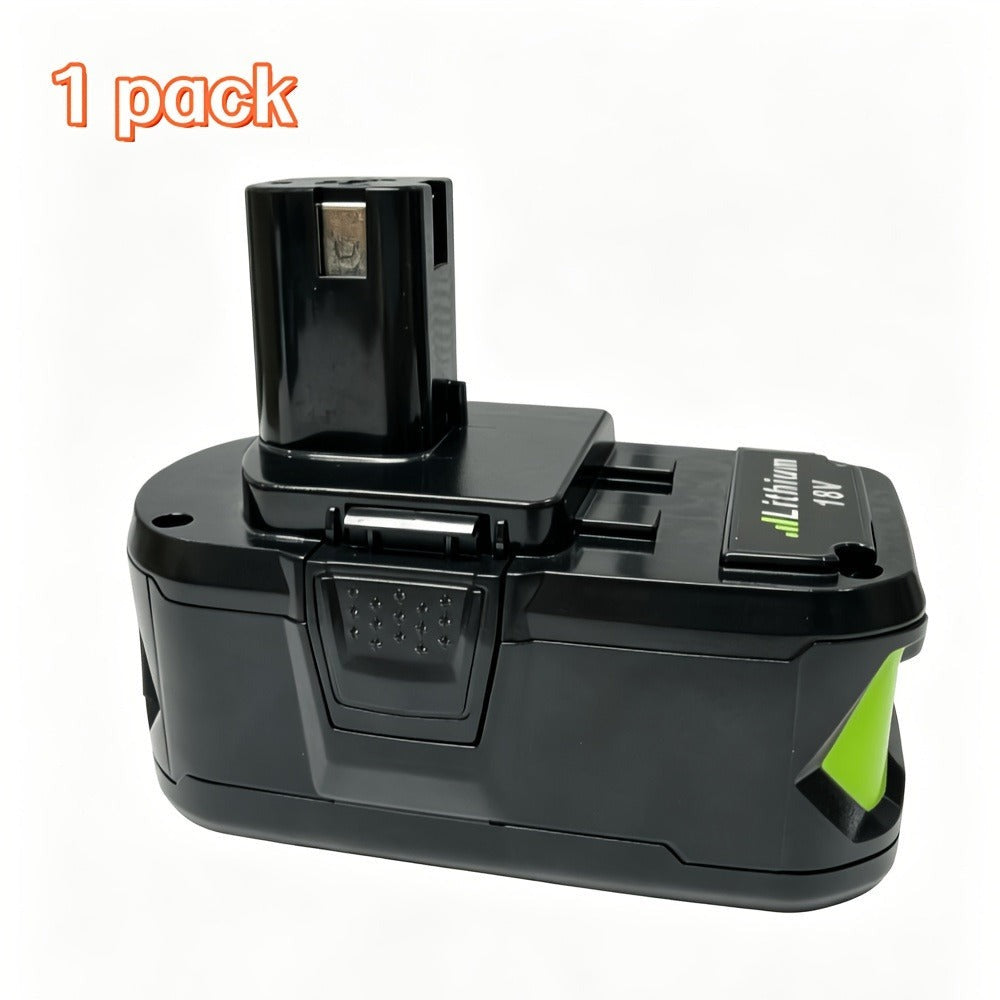 Paquete de 1-2 P108 8.0AH 18V Batería Compatible con Ryobi 18V ONE+ Batería de Repuesto P108 P102 P103 P104 P105 P107 P109 P122 Baterías para Herramientas Inalámbricas Baterías de Carga Rápida con Indicador