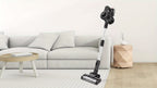 Aspiradora de Mano Inalámbrica 45KPa con Base Autónoma, Limpieza Multisuperficie 6 en 1, Autonomía de 20/60 Min, Ligera 2.72KG,  180° y LED//Aspirador de Pelo, Batería Extraíble - Para Hogar, Pelo de Mascotas, Suelos Duros