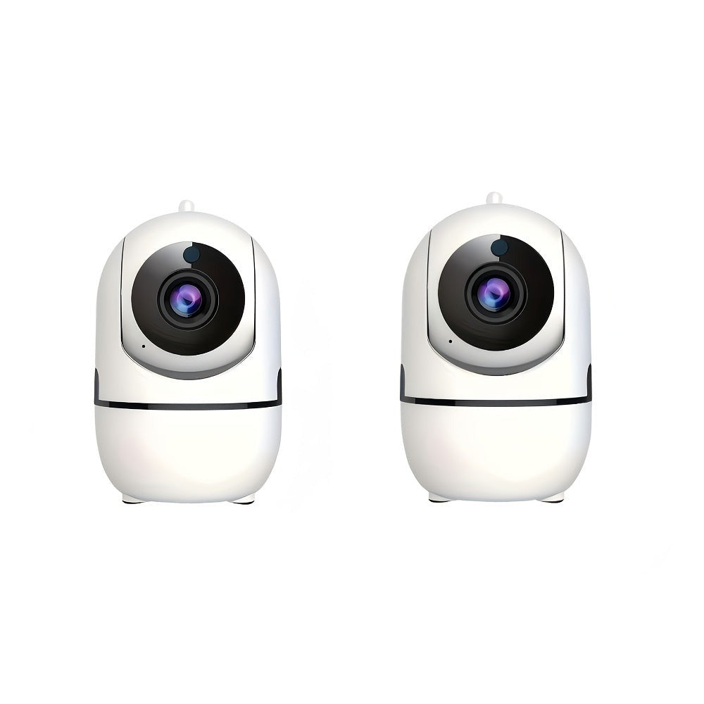 Cámara de seguridad inteligente para interiores, cámara IP inalámbrica con visión nocturna, seguimiento automático y detección de movimiento, WiFi de doble banda, aplicación móvil compatible, conector USB para monitor, vigilancia adecuada para smartphones