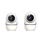 Cámara de seguridad inteligente para interiores, cámara IP inalámbrica con visión nocturna, seguimiento automático y detección de movimiento, WiFi de doble banda, aplicación móvil compatible, conector USB para monitor, vigilancia adecuada para smartphones