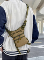 MEJORADA DL-45 Bolsa Multifunción para Pierna/Cintura - Uso Exterior, Senderismo y Deportes